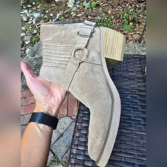 Sam Edelman Women's Bellamie Harness Bootie 7.5 Brown Suede - Picture 5 of 12